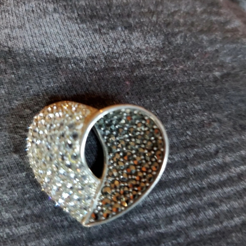 Sterling Heart Slide pendant